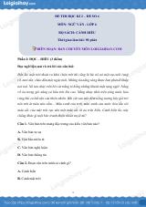 Đề thi học kì 2 Văn 6 Cánh diều - Đề số 4